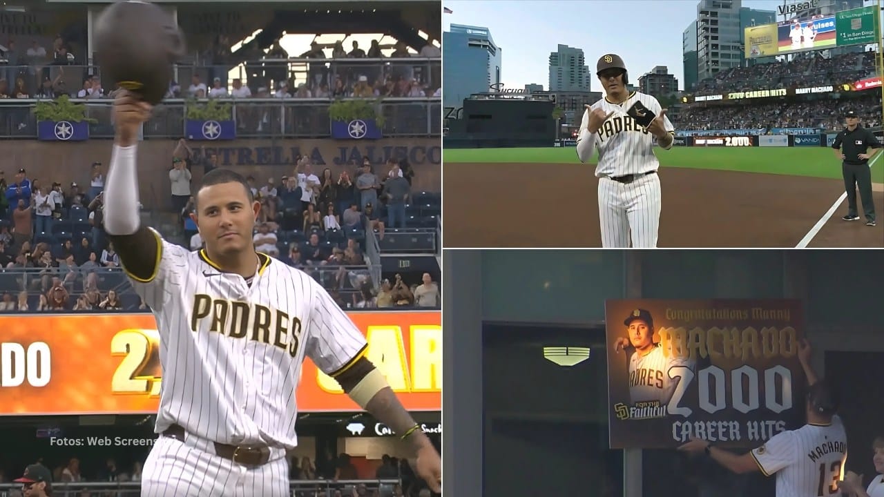 Manny Machado alcanza los 2 000 imparables en su carrera